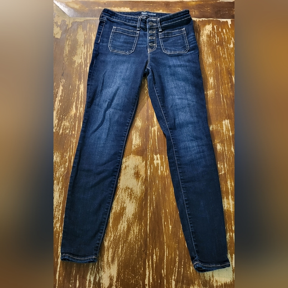SOLD! GAP-Women's Skinny Jegging High-Waisted Jean-Sz.4/27 Reg.EUC!